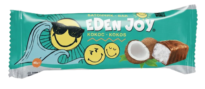 Батончик SmileyWorld Еден Джой кокос 40г (214526) - изображение 2