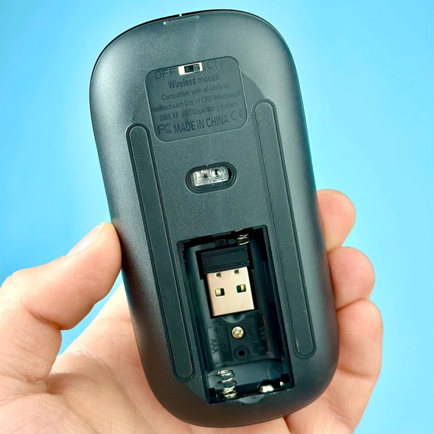 Мышь компьютерная беспроводная JEQANG JW-AP03 2.4G черная - Фото 5 Мышь компьютерная беспроводная JEQANG JW-AP03 2.4G черная - изображение 5