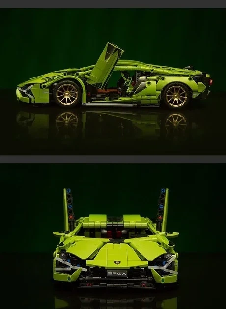 Конструктор Lamborghini Sian FKP 37 1280 деталей | Масштаб 1:14 - Фото 4 Конструктор Lamborghini Sian FKP 37 1280 деталей | Масштаб 1:14 - изображение 4