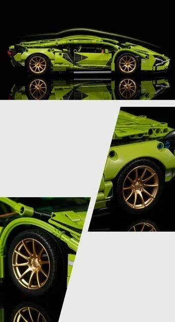 Конструктор Lamborghini Sian FKP 37 1280 деталей | Масштаб 1:14 - Фото 12 Конструктор Lamborghini Sian FKP 37 1280 деталей | Масштаб 1:14 - изображение 12