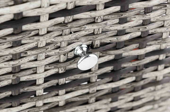 Газовый обогреватель 13 кВт сталь rattan 227х52х52 см серый - изображение 13