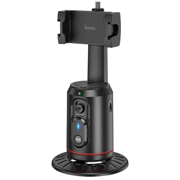 Умный штатив с трекером движения Hoco K23 smart PTZ Black Автотрекинг держатель для телефона 360 градусов Монопод с Bluetooth пультом - Фото 6 Умный штатив с трекером движения Hoco K23 smart PTZ Black Автотрекинг держатель для телефона 360 градусов Монопод с Bluetooth пультом - изображение 6