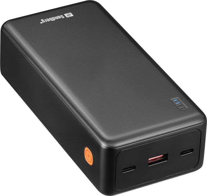 УМБ Sandberg Saver 27000 mAh 22.5W PD Black (5705730320439) - зображення 2
