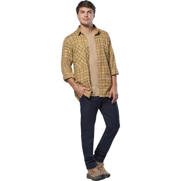 Рубашка в клетку мужская Salewa Fanes Flannel 5PL L/S Mns 7189 XXL (100084082) - изображение 5