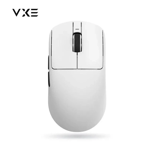 Миша Ігрова VGN VXE R1 SE+ Біла. Бездротова 2.4G/Bluetooth/кабель. Сенсор PAW3395 SE. 18000 DPI. - зображення 2