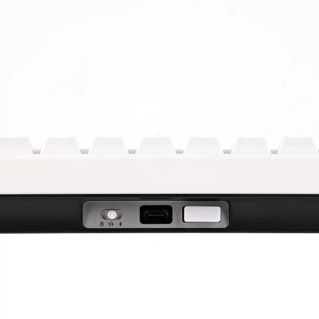 Механічна ігрова клавітура CIDOO QK61 V2 White в мінімалістичному стилі 2.4G/Bluetooth/Кабель - Фото 4 Механічна ігрова клавітура CIDOO QK61 V2 White в мінімалістичному стилі 2.4G/Bluetooth/Кабель - изображение 4