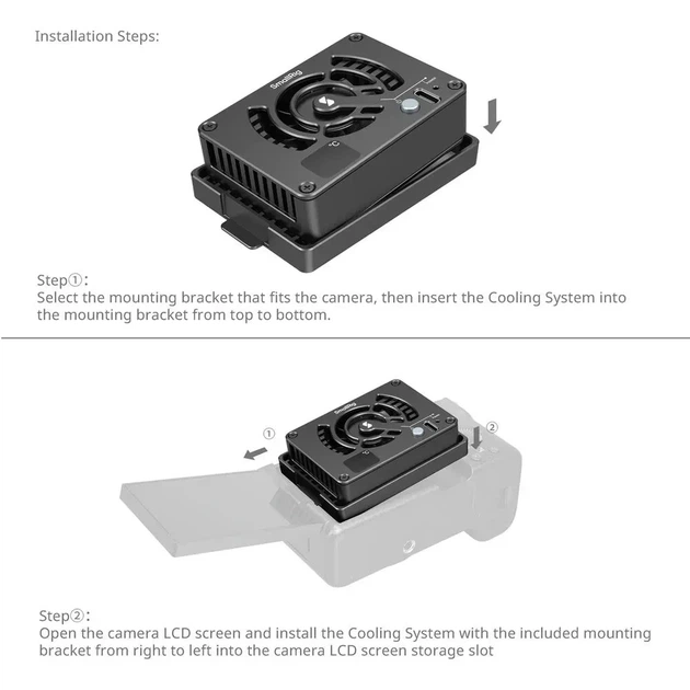 Система охлаждения SmallRig 4815 для камер Sony/Canon/Fujifilm - изображение 4