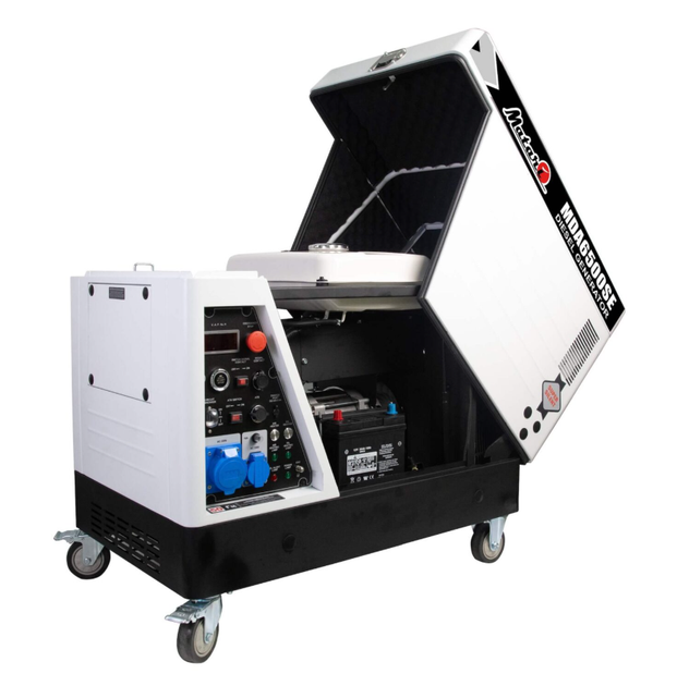Дизельный генератор 6 кВт Matari MDA6500SE (1 фаза 220 В) - Фото 4 Дизельный генератор 6 кВт Matari MDA6500SE (1 фаза 220 В) - изображение 4