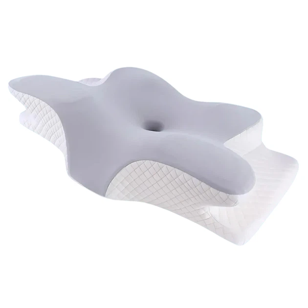 Ортопедична подушка «Метелик» Memory Foam 50×30 см, анатомічна подушка під шию з ефектом пам'яті - Фото 7 Ортопедична подушка «Метелик» Memory Foam 50×30 см, анатомічна подушка під шию з ефектом пам'яті - изображение 7