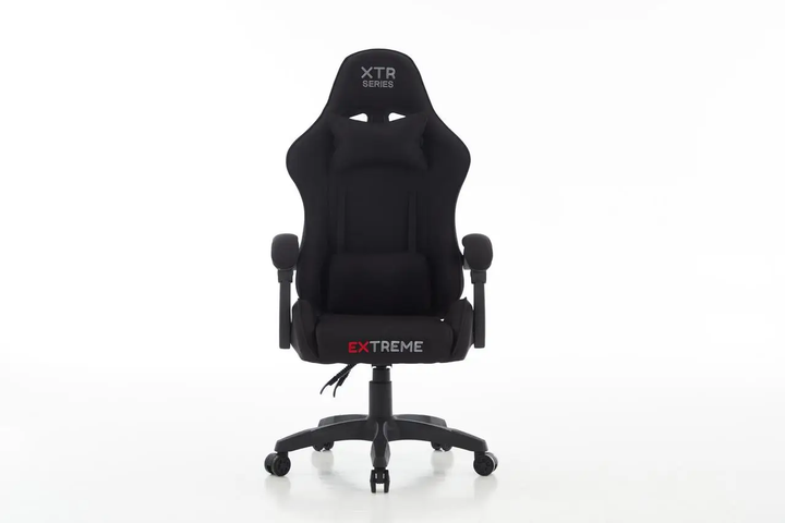 Комп'ютерне геймерське крісло з тканини EXTREME X-TR чорний - изображение 2