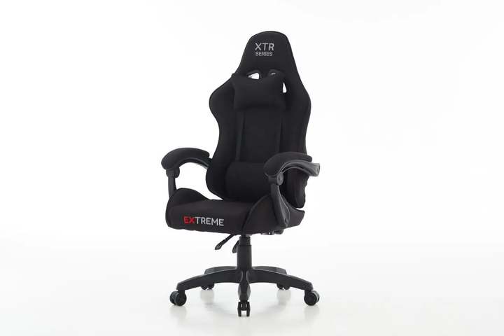 Комп'ютерне геймерське крісло з тканини EXTREME X-TR чорний - изображение 3