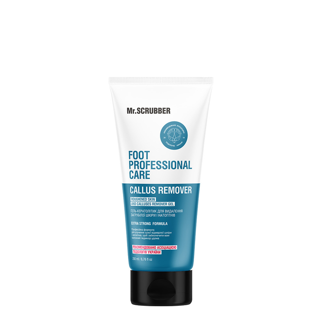 Гель-кератолітик для видалення загрубілої шкіри i натоптнів Mr.Scrubber Foot Professional Care 200 мл - Фото 3 Гель-кератолітик для видалення загрубілої шкіри i натоптнів Mr.Scrubber Foot Professional Care 200 мл - зображення 3