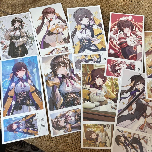 Открытки + наклейки в стиле Honkai Star Rail персонаж Сушан - изображение 3