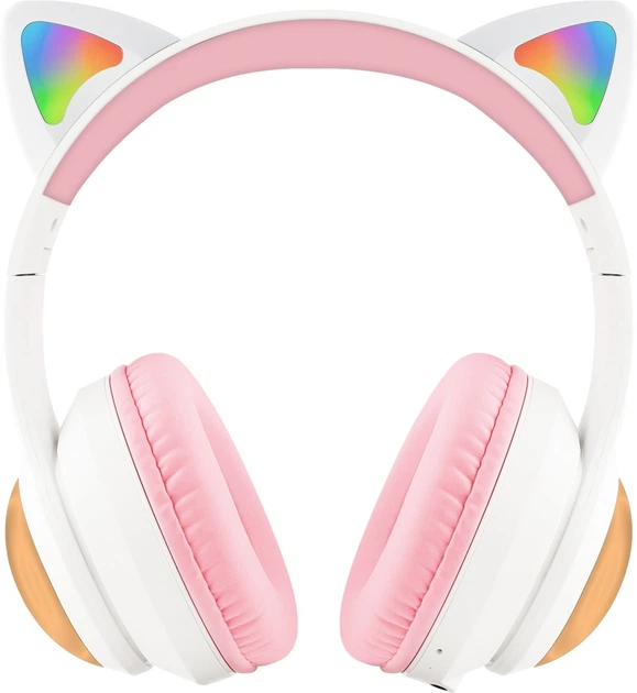 Наушники Proove Kids LumiCat (APP) White/Pink (680690027) - изображение 3