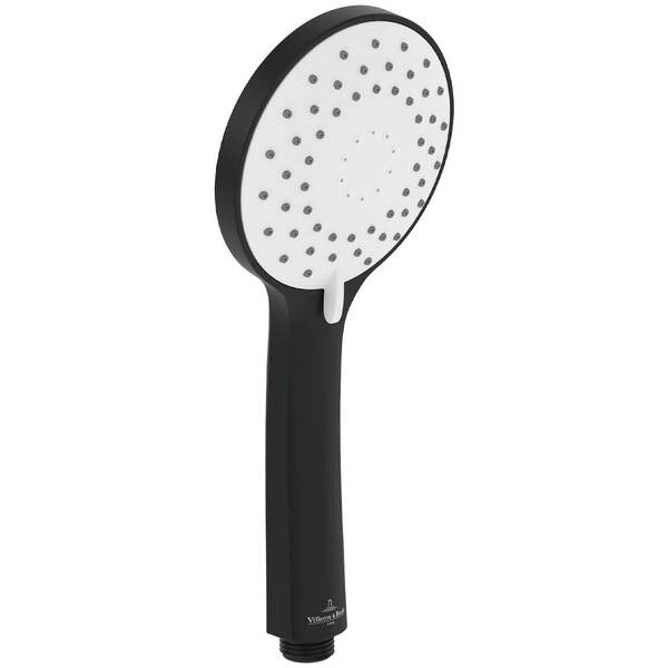 Ручний душ Villeroy & Boch TVS109003000K5/TVS109003UK0K5 3 режими струменю, чорний матовий - изображение 2