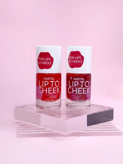 Багатофункціональний тінт для губ та щік Pastel Lip To Cheek Carmen 9,6 мл - Фото 2 Багатофункціональний тінт для губ та щік Pastel Lip To Cheek Carmen 9,6 мл - зображення 2