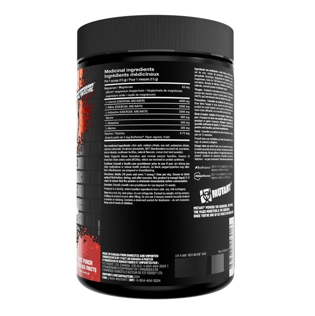 Mutant Hardcore BCAA 390 g Лимонад - зображення 2
