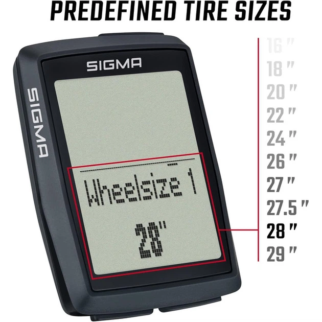 Велокомпьютер Sigma BC 14.0 WR, 29 дюймов, 74 граммы - изображение 5