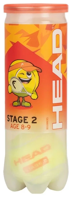 М'ячі для тенісу HEAD ( 578423 ) 3B HEAD STAGE 2 - ORANGE - 6 DZ 2026 (EXT_72489784238) - Фото 1 М'ячі для тенісу HEAD ( 578423 ) 3B HEAD STAGE 2 - ORANGE - 6 DZ 2026 (EXT_72489784238) - изображение 1