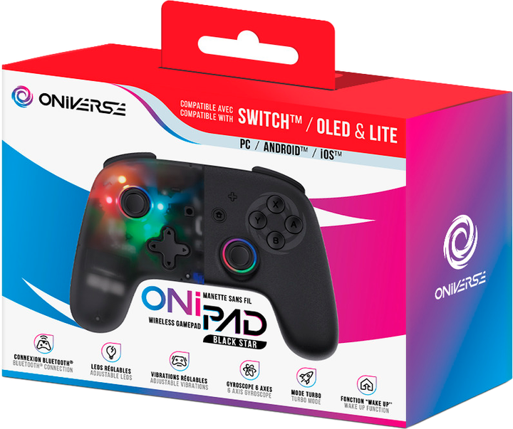 Gamepad Oniverse Onipad Black (ONICTR1-SWI-BLK) - obraz 3