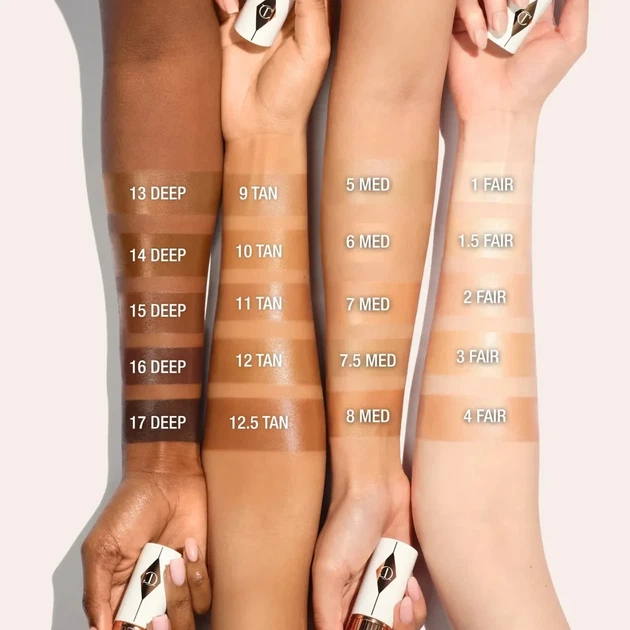 Пробники тональной основы Charlotte Tilbury Unreal Skin Sheer Glow Tint 5.68g - изображение 4
