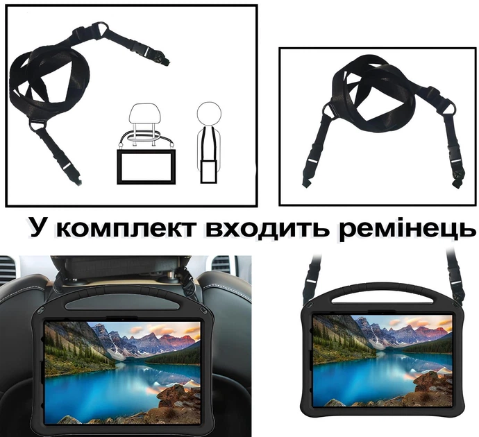 Чохол для планшета Lenovo Idea Tab/K11 (2nd Gen) TB336/Xiaoxin Pad (2025) 11" Becover Protected Cover з кріпленням для стилуса Black (BC_715854) - зображення 7