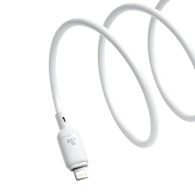 Кабель Baseus Silky Series USB-C to Lightning 20W 2 m White (P10377700213-01) - изображение 4