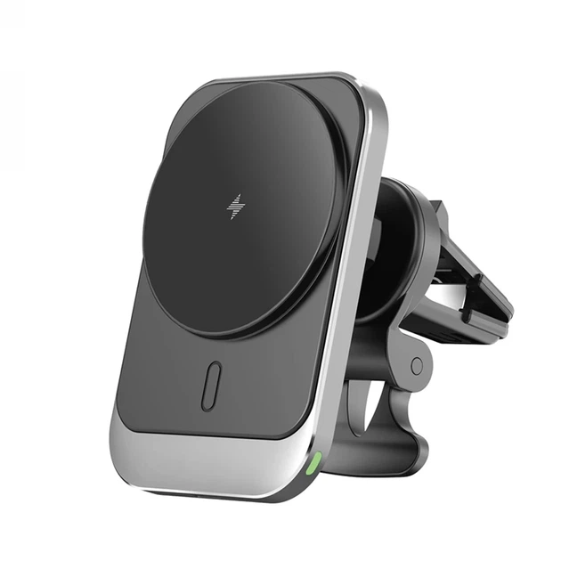 Автодержатель с функцией беспроводной зарядки WIWU Freelander Wireless Charger 15W Black with MagSafe (CH-314) - Фото 1 Автодержатель с функцией беспроводной зарядки WIWU Freelander Wireless Charger 15W Black with MagSafe (CH-314) - изображение 1