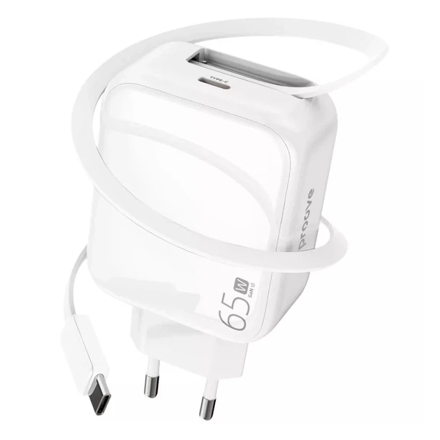 Мережевий зарядний пристрій Proove Fixtape 65W USB-C White (WCFP65010202) - Фото 3 Мережевий зарядний пристрій Proove Fixtape 65W USB-C White (WCFP65010202) - зображення 3
