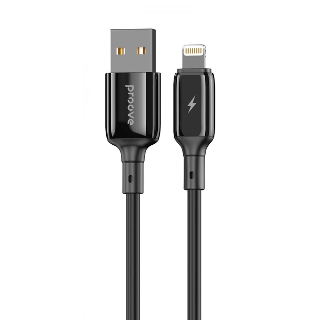 Кабель Proove Flex Metal USB to Lightning 2.4A (1m) Black (CCFM20001101) - Фото 1 Кабель Proove Flex Metal USB to Lightning 2.4A (1m) Black (CCFM20001101) - зображення 1