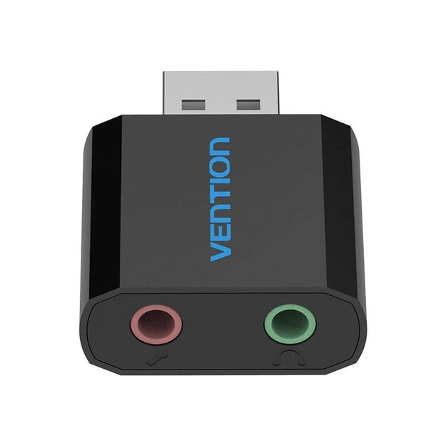 Звуковая плата Vention Audio USB 2х3,5mm jack Metal (VAB-S17-B) - изображение 4
