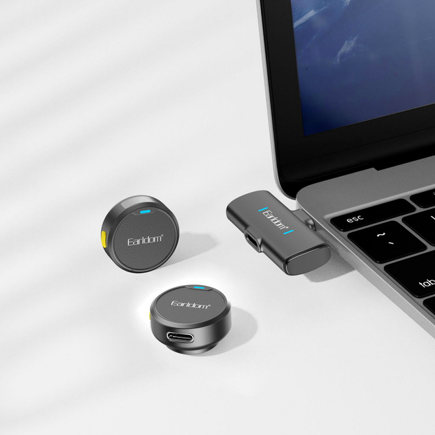 Беспроводной микрофон USB C для телефона Earldom ET-MC15C - изображение 4