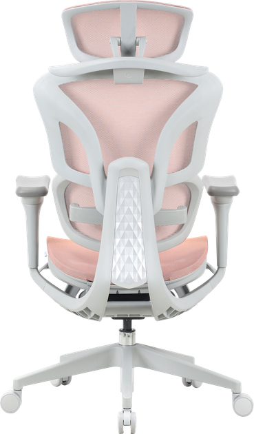 Крісло офісне OfficePro Elite OC950GLP Gray/Light Pink - зображення 5