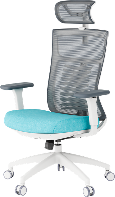 Крісло офісне OfficePro Balance OC550-W-DG-BL - Фото 1 Крісло офісне OfficePro Balance OC550-W-DG-BL - изображение 1