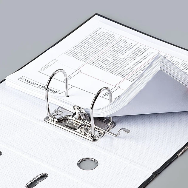 GuangBo 3C Цифровий All-Net Низька ціна A4 3-дюймовий чорний 6-Pack PP Binder Clips 75 мм Папка для документів Канцелярське приладдя для зберігання A11007 - изображение 12