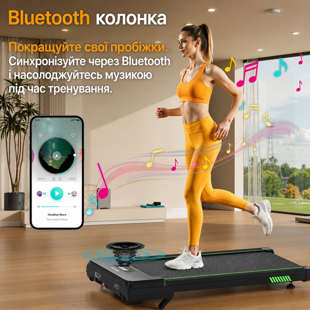 Бігова доріжка з автоматичним нахилом AKLUER TW140L Walking Treadmill - зображення 4