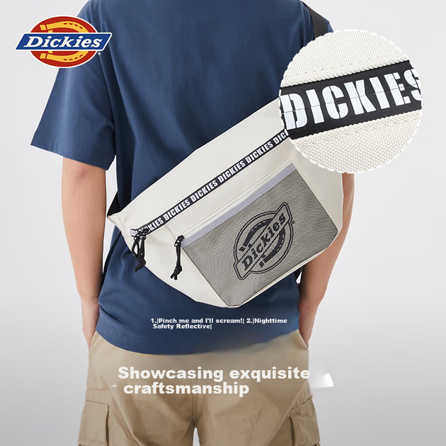 Чоловіча сумка Dickies Crossbody великої місткості з кількома відділеннями, нагрудна сумка DK, новий стиль, легка велосипедна поясна сумка, туристична спортивна дорожня сумка - зображення 4