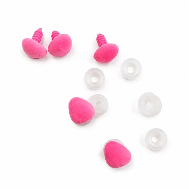 Носик для іграшок 7 x 9 мм рожевий 1 шт арт. БНГ-7*9р (79-1/pink) - Фото 2 Носик для іграшок 7 x 9 мм рожевий 1 шт арт. БНГ-7*9р (79-1/pink) - изображение 2