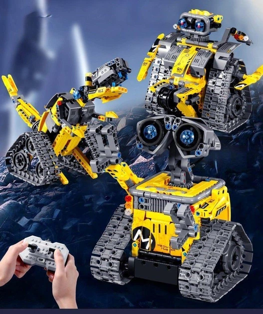 Конструктор на радіокеруванні Mechanical Wall-e 3в1.Робот ВАЛЛІ - зображення 2