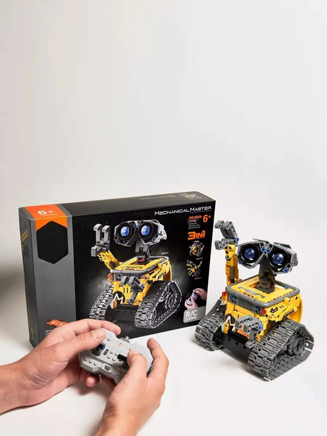 Конструктор на радіокеруванні Mechanical Wall-e 3в1.Робот ВАЛЛІ - зображення 3