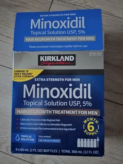 Лосьйон Kirkland для росту волосся Minoxidil 5% (6 шт. по 60 мл) - зображення 5