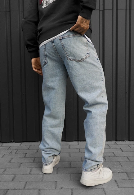 Джинсы Мужские Стаф Светло-голубые Кэжуал Джинсовые Штаны Staff 70 Loose Fit Light Blue 32 (402743) - Фото 2 Джинсы Мужские Стаф Светло-голубые Кэжуал Джинсовые Штаны Staff 70 Loose Fit Light Blue 32 (402743) - изображение 2