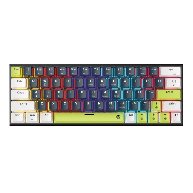 Игровая клавиатура Fantech ATOM63 MK874V2 Mori Red Switch USB/Type-C проводная/функция Anti Ghosting для 26 клавиш Blue - изображение 3