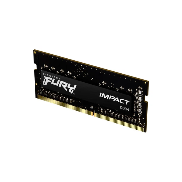 Модуль пам'яті Kingston Fury Impact DDR4-3200 16GB SODIMM CL20-22-22 1.2V - Фото 1 Модуль пам'яті Kingston Fury Impact DDR4-3200 16GB SODIMM CL20-22-22 1.2V - зображення 1