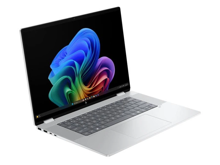 Ноутбук HP Omnibook X FLIP 16 (D8YY6EA), Intel Core Ultra 7 258V / 16" / Touch / OLED / RAM 32 ГБ LPDDR5X / SSD 1 ТБ / Intel Arc Graphics 140V / Windows 11 Home / Сріблястий - изображение 2