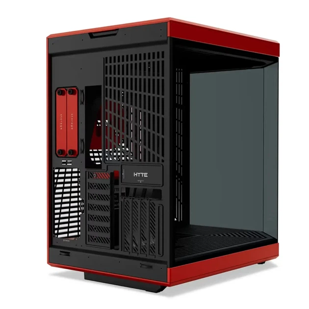 Корпус Hyte Y70 Black-Red, Mid-Tower E-ATX, ATX, Micro-ATX и Mini-ITX PC Case with PCIE 4.0 cable includ (CS-HYTE-Y70-BR) - изображение 5