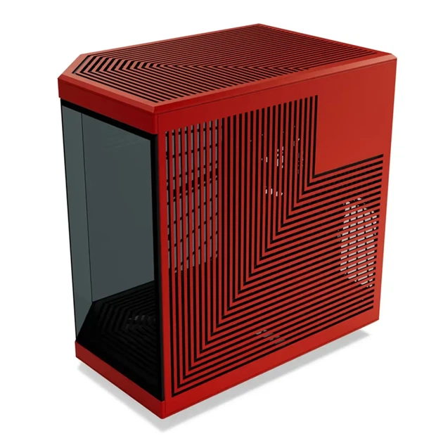 Корпус Hyte Y70 Black-Red, Mid-Tower E-ATX, ATX, Micro-ATX и Mini-ITX PC Case with PCIE 4.0 cable includ (CS-HYTE-Y70-BR) - изображение 6