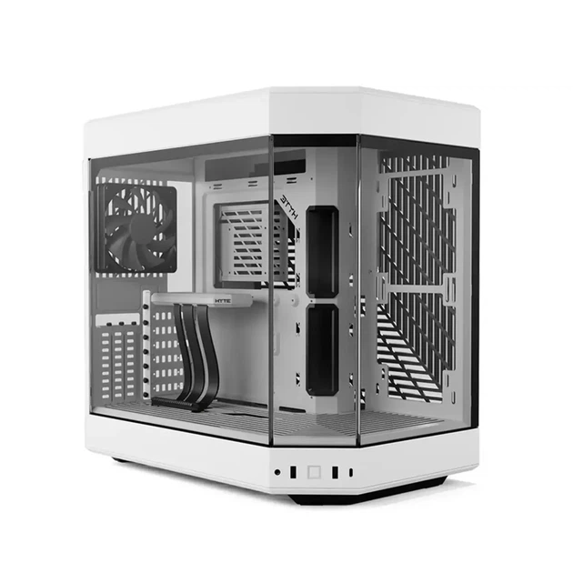 Корпус Hyte Y60 White, Mid-Tower E-ATX, ATX, Micro-ATX и Mini-ITX PC Case with PCIE 4.0 cable includ - Фото 1 Корпус Hyte Y60 White, Mid-Tower E-ATX, ATX, Micro-ATX и Mini-ITX PC Case with PCIE 4.0 cable includ - изображение 1