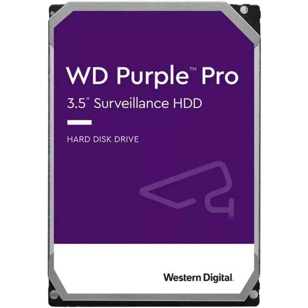 Жорсткий диск Western Digital Purple Pro 24TB 7200rpm, 512 MB, 3.5' SATA III (WD240PURP) - Фото 1 Жорсткий диск Western Digital Purple Pro 24TB 7200rpm, 512 MB, 3.5' SATA III (WD240PURP) - изображение 1