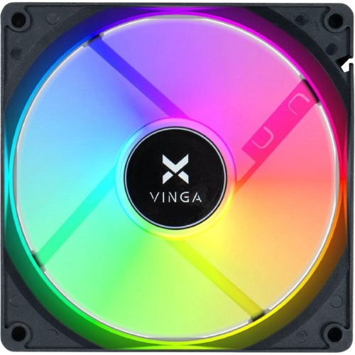 Вентилятор Vinga ARGB Black (RGB fan-10) - зображення 3